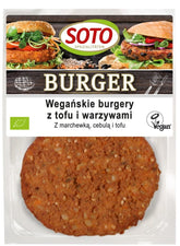 Burger végétalien au tofu et légumes BIO 200 g SOTO